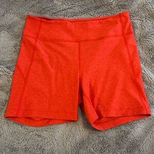Outdoor Voices Red Athletic Shorts
